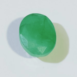 Panna Stone (Emerald) Oval shape Lab Certified - 6.25 Carat