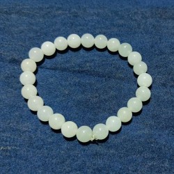 Abhimantrit Selenite Bracelet Certified & Authentic With Lab Certification