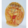 Natural Rose Quartz Panchmukhi Hanuman ji Idol  Certified 835 Gram