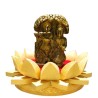 Shriparni Wooden Lotus Singhaasan (Throne) 4 Inch - Made Of ShriParni Wood