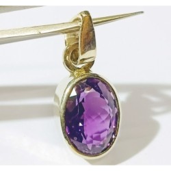 Natural Amethyst in silver...