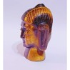 Natural Tiger Eye Buddha Head Statue (Idol) 293 Gram & Lab- Certified