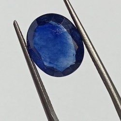 Blue Sapphire (Neelam Stone) Lab-Certified 6.03 Carat
