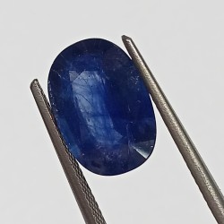 Blue Sapphire (Neelam Stone) Lab-Certified 6.53 Carat