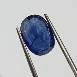 Blue Sapphire (Neelam Stone) Lab-Certified 6.53 Carat