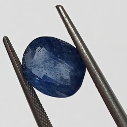 Blue Sapphire (Neelam Stone) Lab-Certified 5.06 Carat