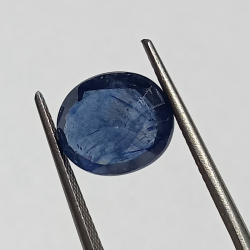Blue Sapphire (Neelam Stone) Lab-Certified 5.60 Carat