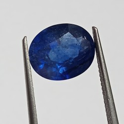 Blue Sapphire (Neelam Stone) Lab-Certified 6.29 Carat