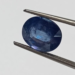 Blue Sapphire (Neelam Stone) Lab-Certified 5.87 Carat