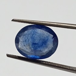 Blue Sapphire (Neelam Stone) Lab-Certified 6.34 Carat