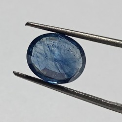 Blue Sapphire (Neelam Stone) Lab-Certified 6.75 Carat