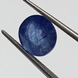 Blue Sapphire (Neelam Stone) Lab-Certified 5.43 Carat