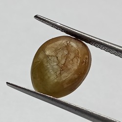 Cat’s Eye Stone (Lehsunia) & Lab- Certified Gemstone – 6.90 Carat