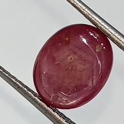 Original, Authentic Star Ruby 5.61 Cart With Lab Certified