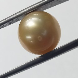 Original Natural Yellow (Golden) Pearl (Moti) Stone - 8.03 Carat