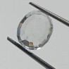 White Zircon Transparent Stone & Lab Certified 9.12 Carat
