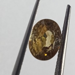 Natural Yellow Zircon Transparent Stone & Lab Certified 4.45 Carat