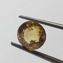 Natural Yellow Zircon Transparent Stone & Lab Certified 5.17 Carat