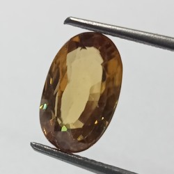 Natural Yellow Zircon Transparent Stone & Lab Certified 5.68 Carat