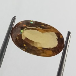 Natural Yellow Zircon Transparent Stone & Lab Certified 5.68 Carat