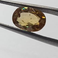 Natural Yellow Zircon Transparent Stone & Lab Certified 5.54 Carat