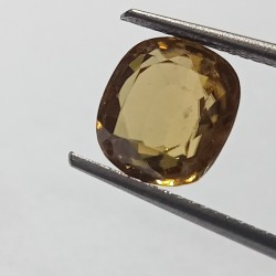 Natural Yellow Zircon Transparent Stone & Lab Certified 5.52 Carat