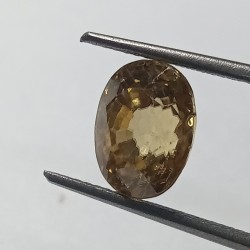 Natural Yellow Zircon Transparent Stone & Lab Certified 6.03 Carat
