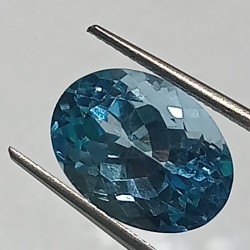 Authentic Certified Blue Topaz Stone Natural & Original Stone- 12.19 carat