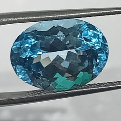 Authentic Certified Blue Topaz Stone Natural & Original Stone- 12.19 carat