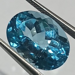 Authentic Certified Blue Topaz Stone Natural & Original Stone- 11.13 carat