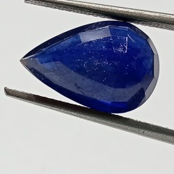 Blue Sapphire Pear Shape (Neelam Stone) Lab-Certified 6.50 Carat