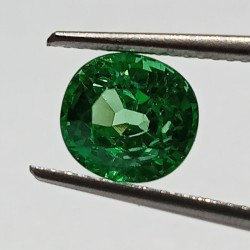 Columbia Panna Stone (Emerald) Round shape & Lab Certified - 3.07 Carat