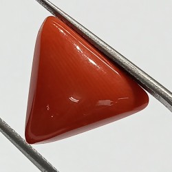 Triangle Red Coral/ Moonga Stone- 9.50 Carat