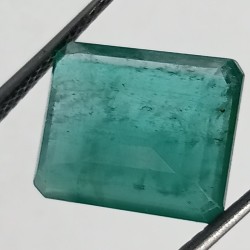 Square Shape Panna Stone (Emerald) With Lab Certified - 5.80 Carat