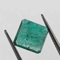 Panna Square Shape Stone (Emerald) With Lab Certified - 3.29 Carat