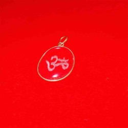 3 Piece Sphatik Locket with Aum ( ॐ ) Sign for students & Positive Energy